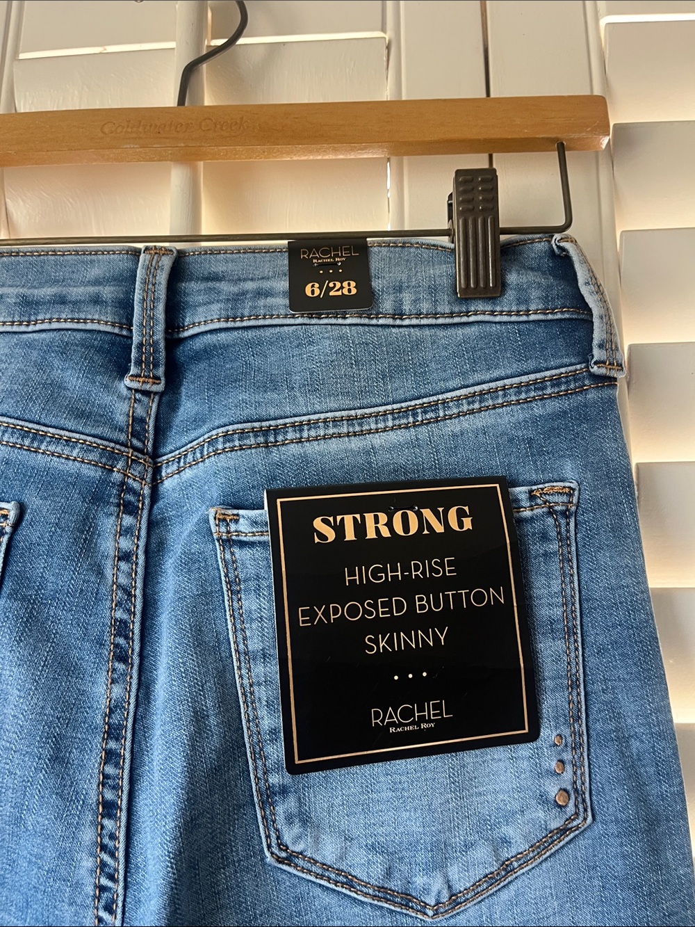🔥 RACHEL Rachel Roy High-Rise Distressed Skinny Jeans 🔥